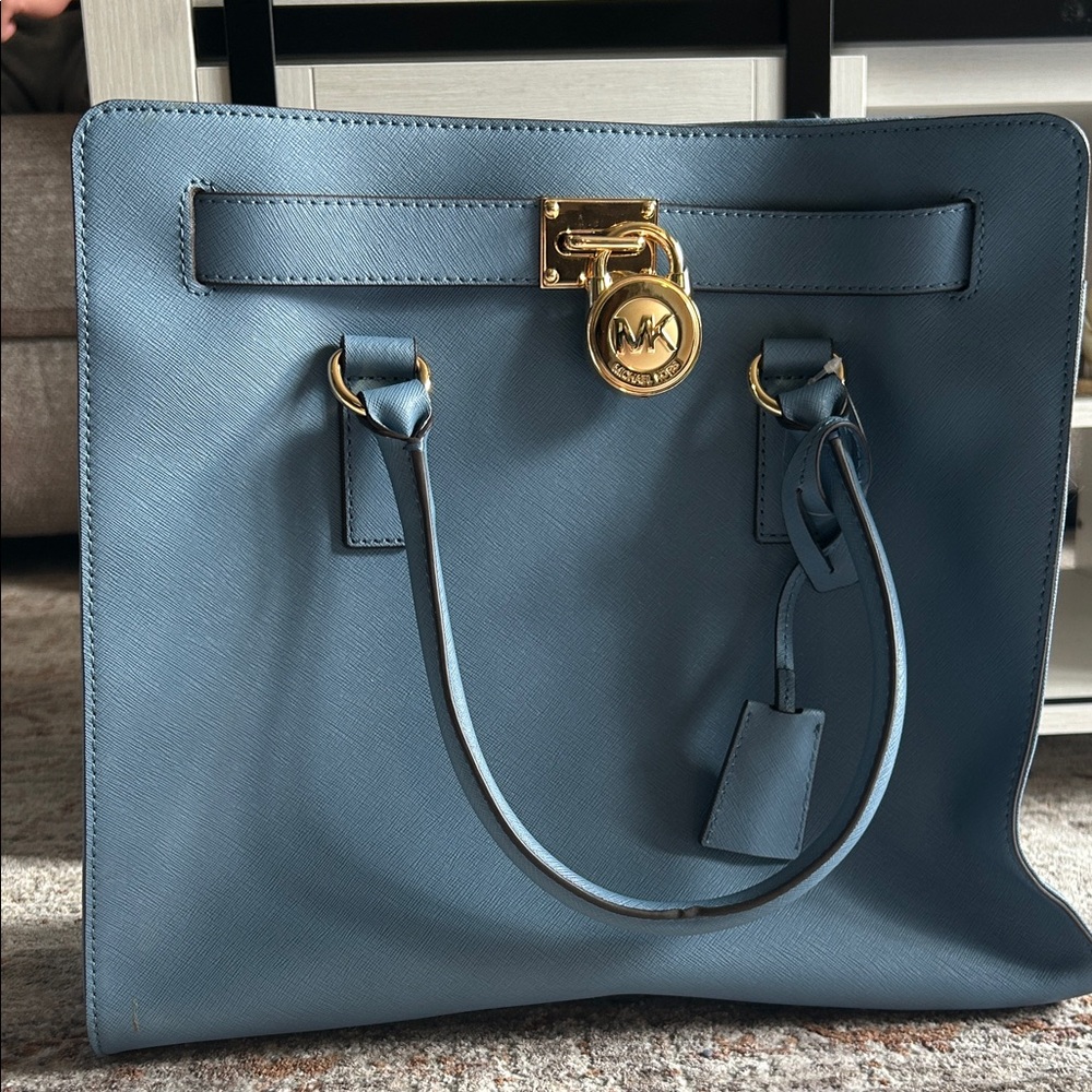 NEW WITH TAGS Michael Kors Blue Tote